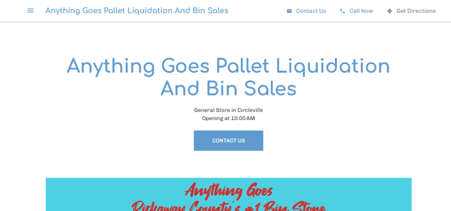Anything goes pallet liquidation and bin sales  - liquidation pallets Ohio