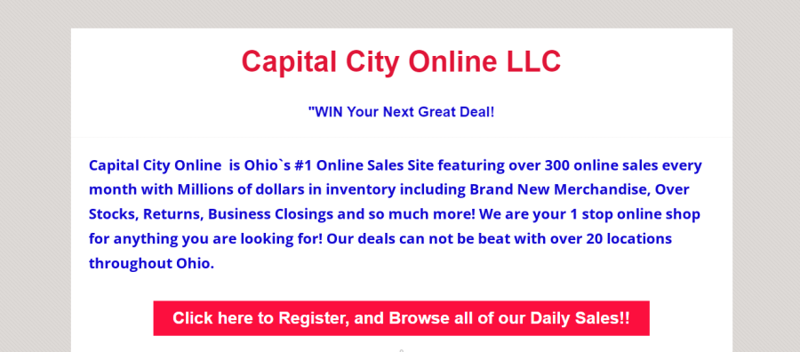 Capital City Online Auctions, LLC