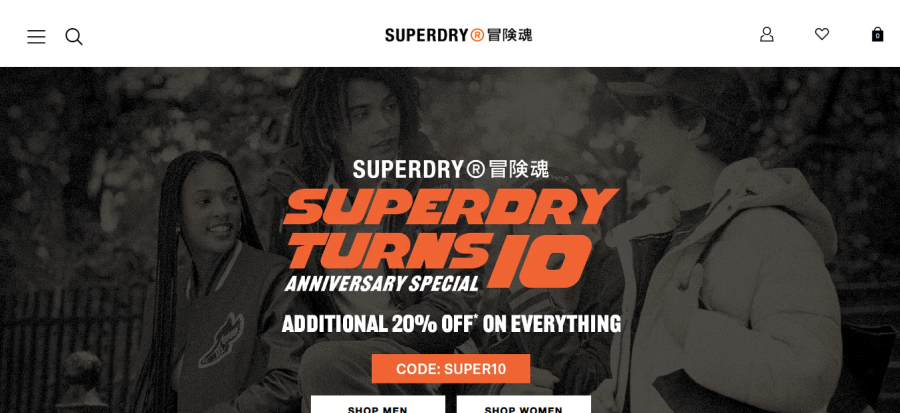 Superdry - stores like pacsun