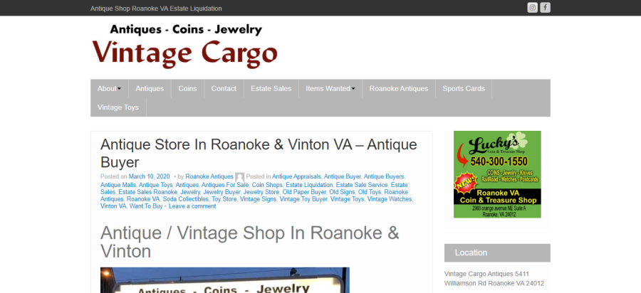 Vintage Cargo Antiques & Estate Liquidation - liquidation pallets Virginia