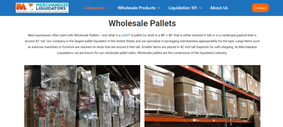 Merchandize Liquidators - Wholesale liquidation pallets