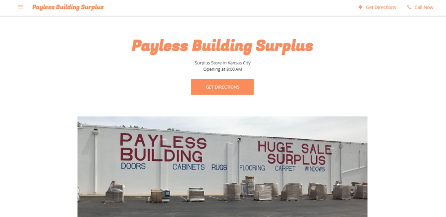 Payless Building Surplus - liquidation pallets Kansas city