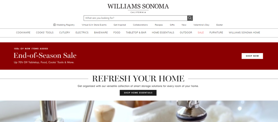 Williams sonoma - stores like pottery barn